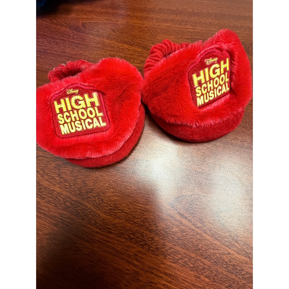 Build-A-Bear Disney High School Musical HSM Red Plush Slippers Shoes Accessory